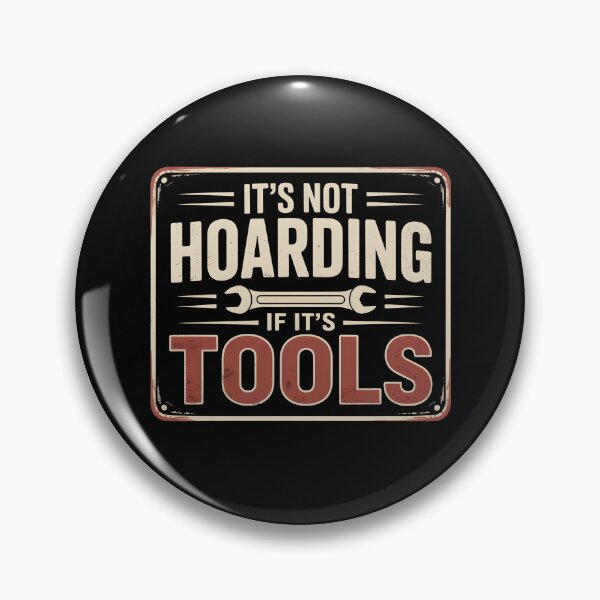 Item preview, It's Not Hoarding If It's Tools Handyman Woodwork- This gift is perfect for handymen, carpenters, craftsmen, and DIY tool lovers who feel at home in the workshop. designed and sold by ZyziowskyArt.