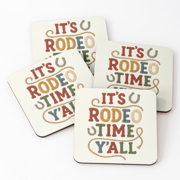 Item preview, It's Rodeo Time Y'all Vintage Rowdy Western Faux Yarn designed and sold by SunfullyYours.