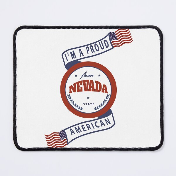 Item preview, Proud American Nevada State Badge designed and sold by capricedefille.