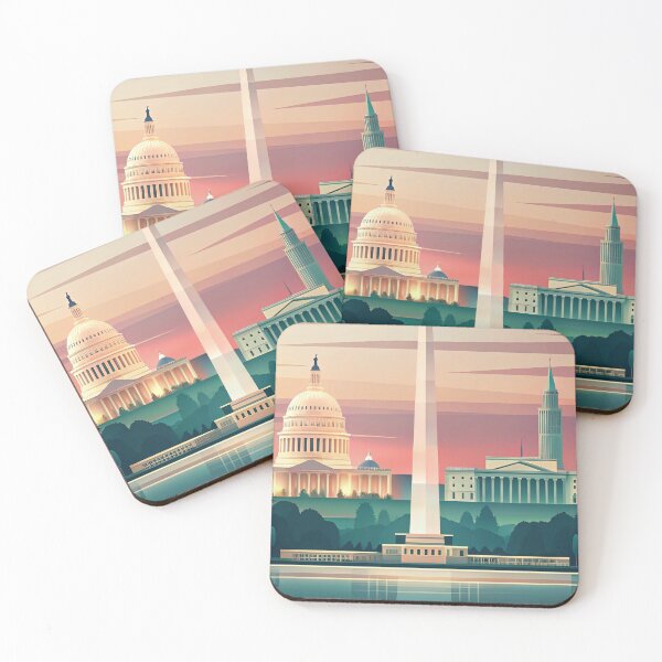 Item preview, Minimalist skyline of Washington designed and sold by paulrommer.