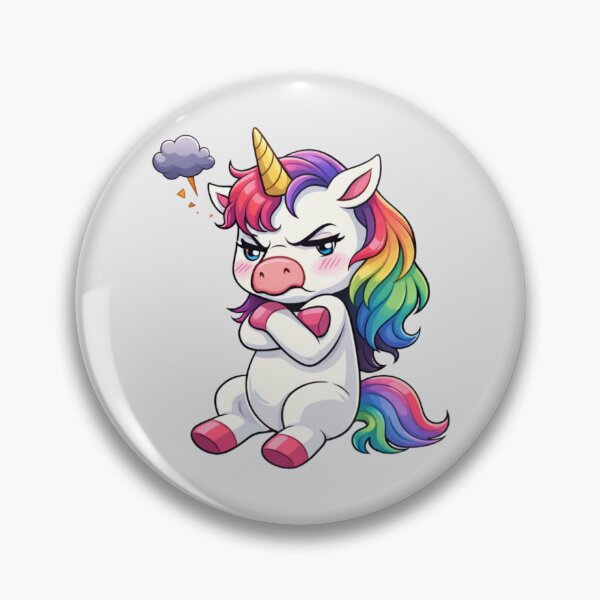 Item preview, Dramatic Unicorn – Offended and Pissed at the World designed and sold by Ivy-Triggs.