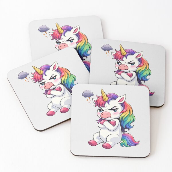 Item preview, Dramatic Unicorn – Offended and Pissed at the World designed and sold by Ivy-Triggs.