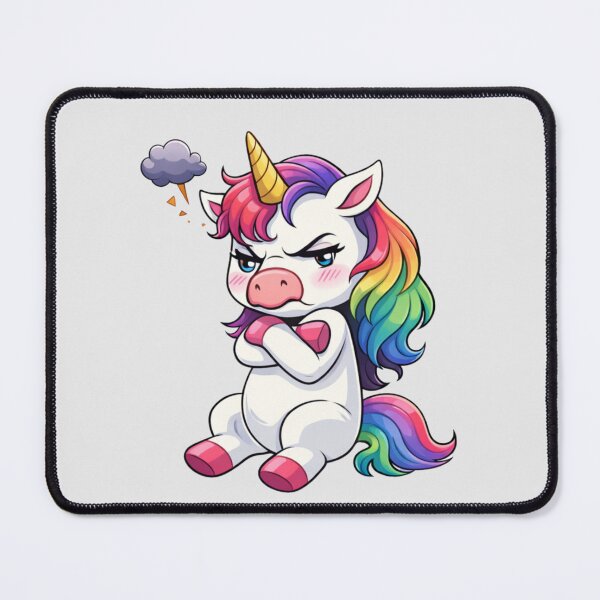 Item preview, Dramatic Unicorn – Offended and Pissed at the World designed and sold by Ivy-Triggs.
