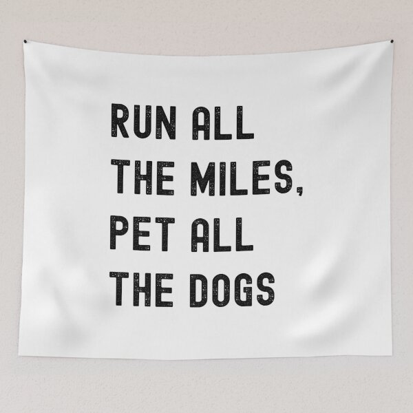 Item preview, Run All The Miles Pet All The Dogs designed and sold by stephenflashart.