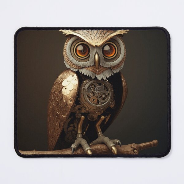 Item preview, Elegant Owl Crafted from Metal and Machinery designed and sold by Wonderful Designs.