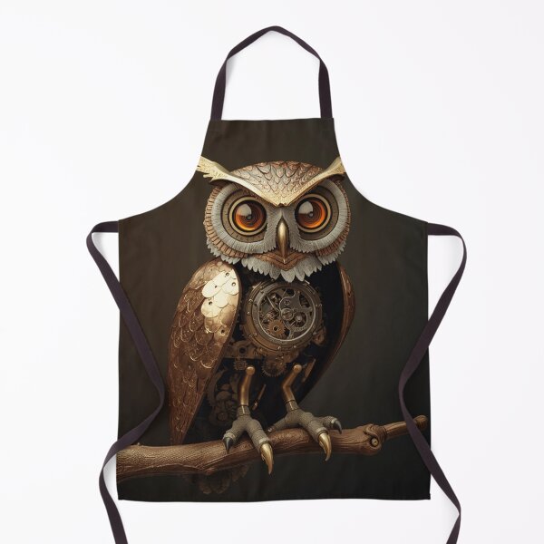 Item preview, Elegant Owl Crafted from Metal and Machinery designed and sold by Wonderful Designs.