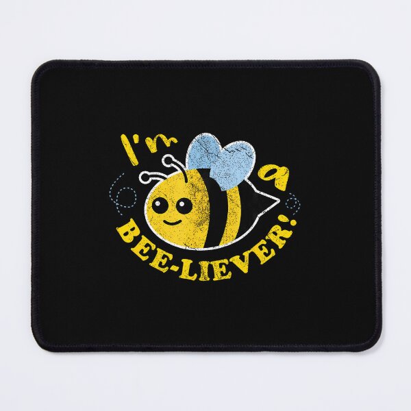 Item preview, I’m A Bee-liever Cute Honey Bee designed and sold by luanatifozih.