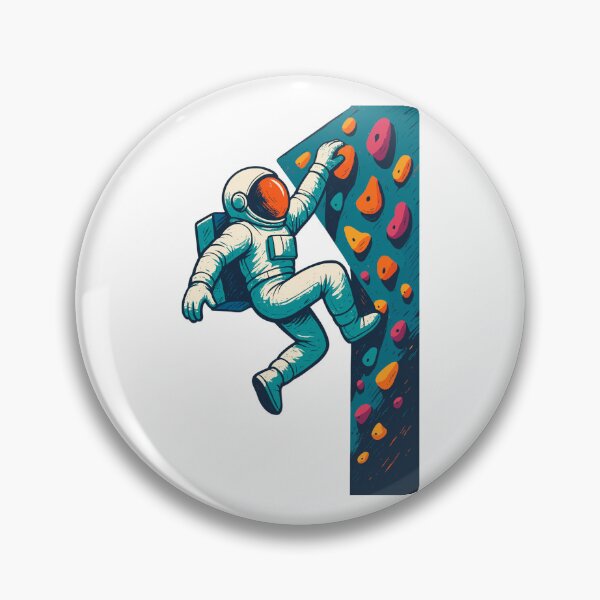 Item preview, Bouldering Astronaut Float Easy Climbing Gift designed and sold by Pineapple-Tree.