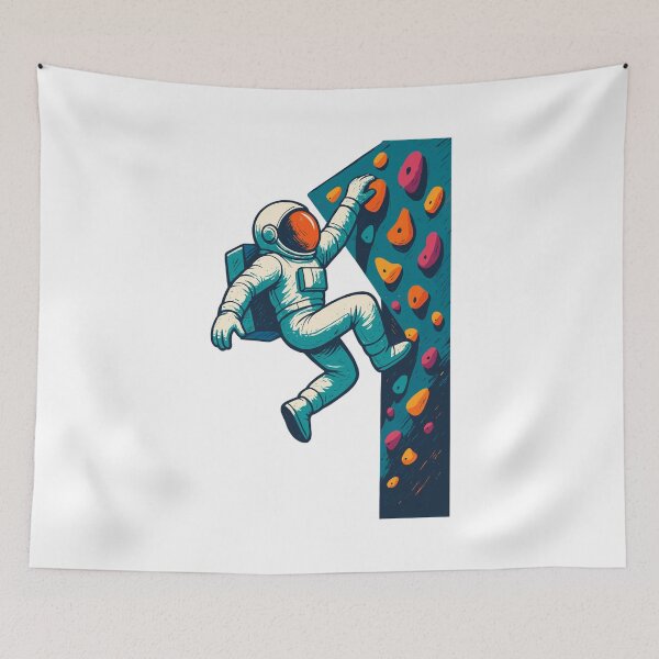Item preview, Bouldering Astronaut Float Easy Climbing Gift designed and sold by Pineapple-Tree.