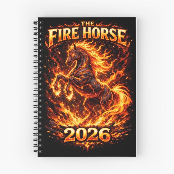 Item preview, The Fire Horse 2026 designed and sold by mindmadecrafts.