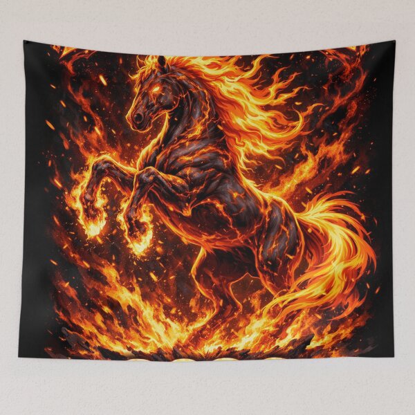 Item preview, The Fire Horse 2026 designed and sold by mindmadecrafts.