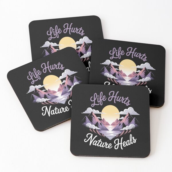Item preview, Live Hurts Nature Heals Nature Adventure Hiking designed and sold by NicolaMail.