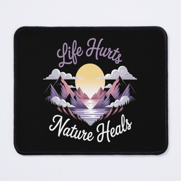 Item preview, Live Hurts Nature Heals Nature Adventure Hiking designed and sold by NicolaMail.