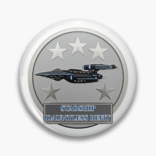 Item preview, Starship Dauntless Refit Uniform Pin design (Not actually a pin) designed and sold by DauntlessMerch.