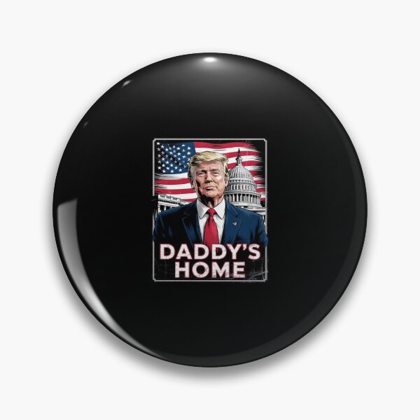 Item preview, Trump Daddys Home White House USA American Flag  designed and sold by SyntaxClaw.