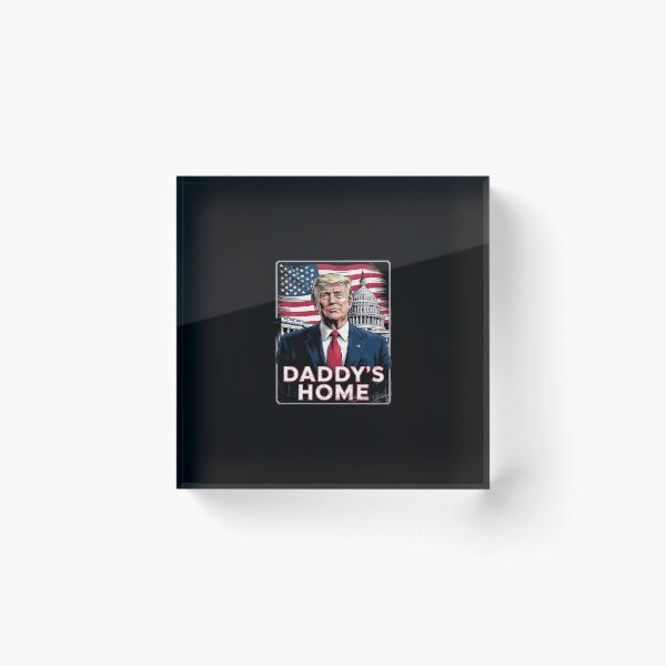 Item preview, Trump Daddys Home White House USA American Flag  designed and sold by SyntaxClaw.
