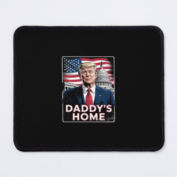 Item preview, Trump Daddys Home White House USA American Flag designed and sold by SyntaxClaw.