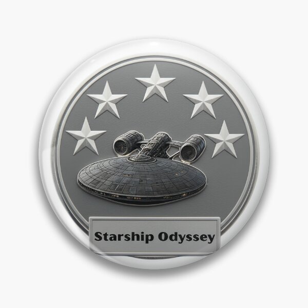 Item preview, Starship Odyssey Uniform Pin design (Not actually a pin) designed and sold by DauntlessMerch.