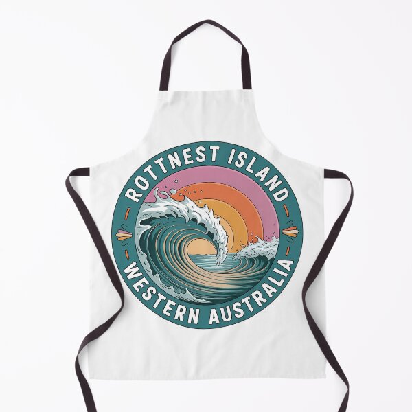 Item preview, Rottnest Island Wave – Western Australia Retro Travel Design designed and sold by VividOrganica.