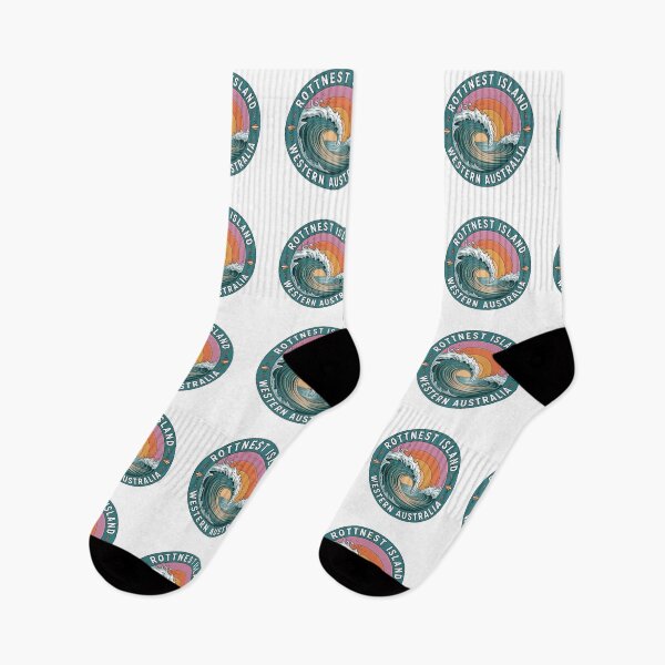 Item preview, Rottnest Island Wave – Western Australia Retro Travel Design designed and sold by VividOrganica.