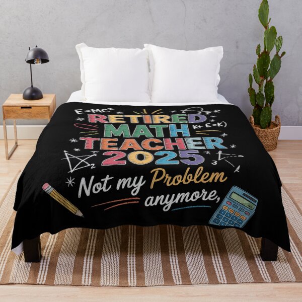 Item preview, Retired Math Teacher 2025 Not My Problem Anymore Retirement designed and sold by MarryIsMonth.