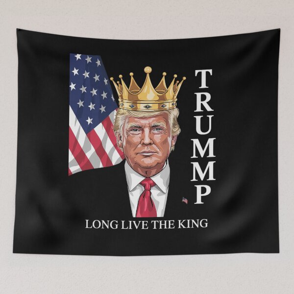 Item preview, Trump King President Long Live the King Trump  designed and sold by FadeOfThrone.