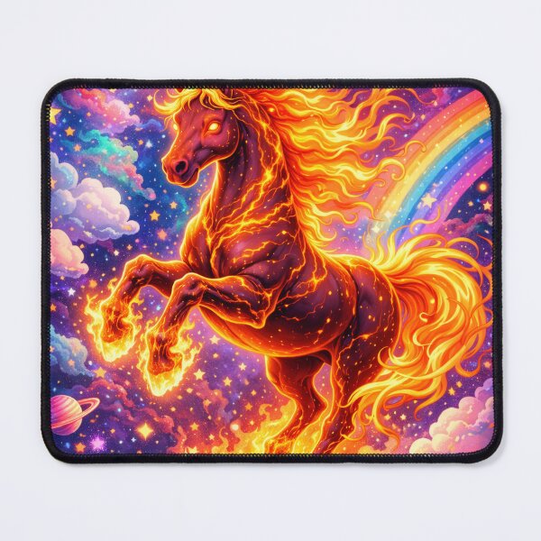Item preview, Nebula Fire Horse designed and sold by mindmadecrafts.