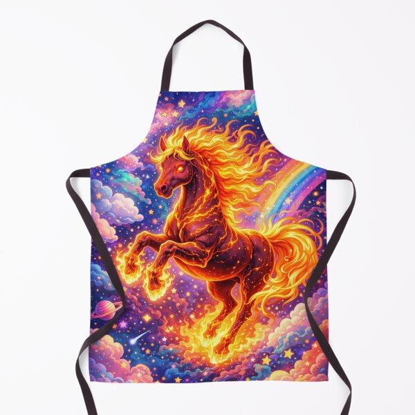 Item preview, Nebula Fire Horse designed and sold by mindmadecrafts.