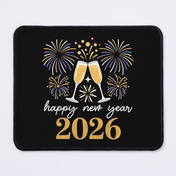 Item preview, Happy New Year 2026 Champagne Fireworks Celebration designed and sold by FreshVibe Prints.