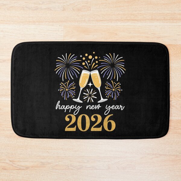 Item preview, Happy New Year 2026 Champagne Fireworks Celebration designed and sold by FreshVibe Prints.