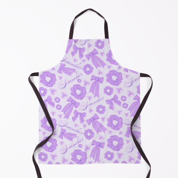 Item preview, Girly pastel purple Scrunchie Pattern Velvet & Satin Hair Accessory designed and sold by DesignYourWaystore.