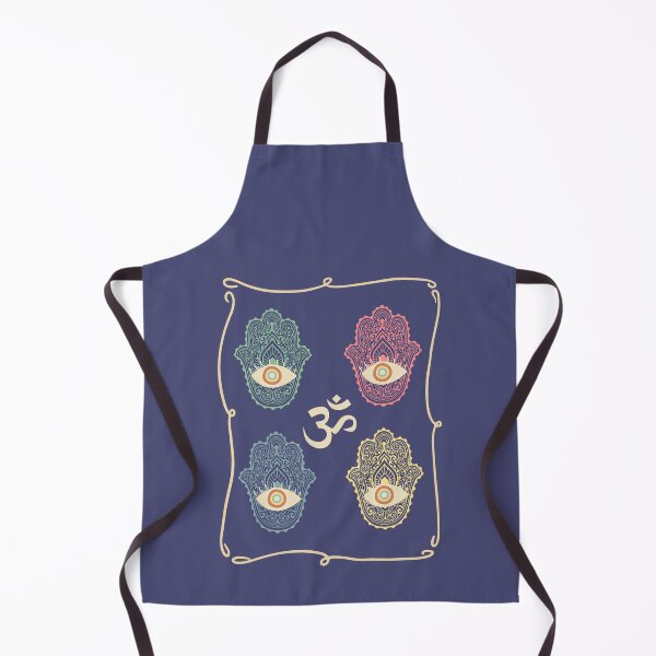 Item preview, Four-Color Hamsa Hand with Om Symbol designed and sold by JuanaDesigns.