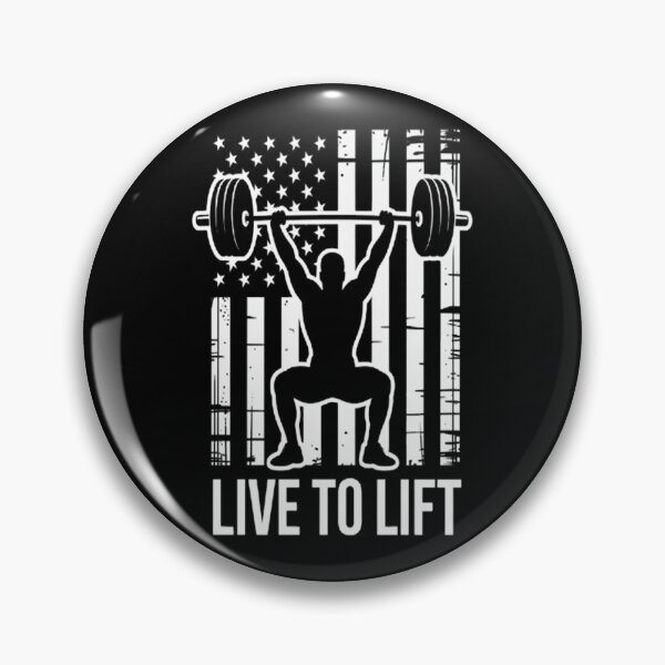 Item preview, Live To Lift Weight Lifter American Flag Inspiration designed and sold by NicolaMail.