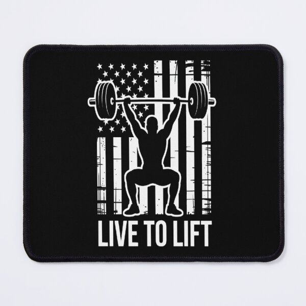 Item preview, Live To Lift Weight Lifter American Flag Inspiration designed and sold by NicolaMail.