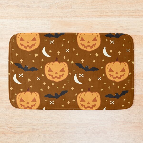 Item preview, Halloween scary pumpkin head bats cute pattern designed and sold by Innet.