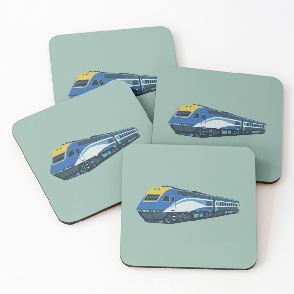 Item preview, Australian XPT High-Speed Train – Long Distance Rail Icon designed and sold by Geokafi.