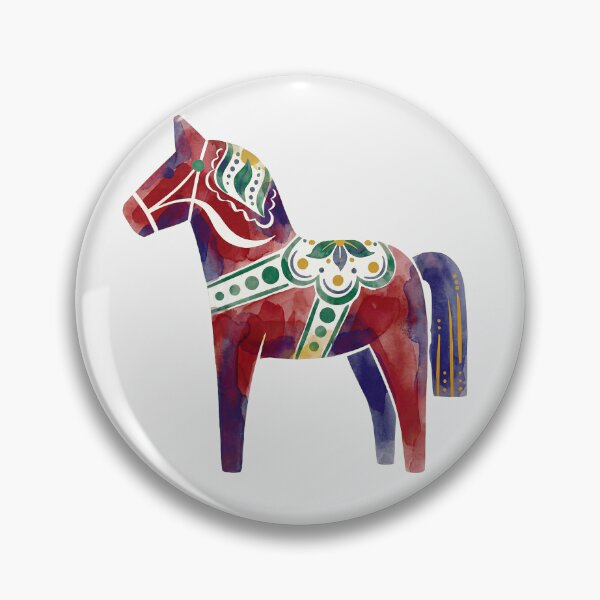 Item preview, Folk Horse Seamless Pattern – Year of the Horse Inspired Watercolor Design designed and sold by arnalogard.