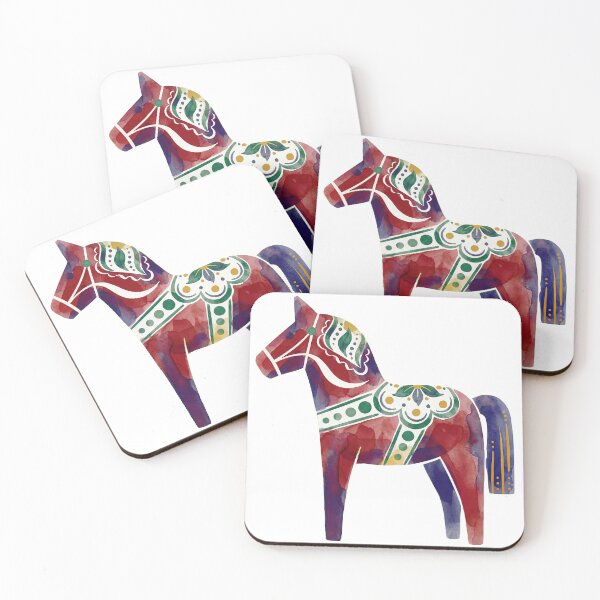 Item preview, Folk Horse Seamless Pattern – Year of the Horse Inspired Watercolor Design designed and sold by arnalogard.
