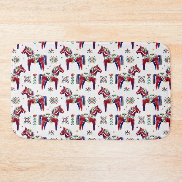 Item preview, Folk Horse Seamless Pattern – Year of the Horse Inspired Watercolor Design designed and sold by arnalogard.