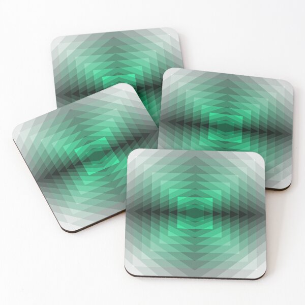 Item preview, Geometric Layout In Green, Geometric Abstraction, Abstract Art designed and sold by DDJust4U.