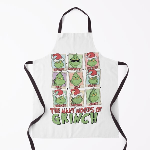 Item preview, The Many Moods of Grinch – Funny Christmas Mood Chart designed and sold by kyokyyosei.