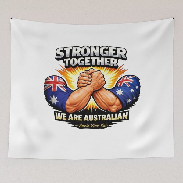 Item preview, Stronger Together United – We Are Australian designed and sold by AUSSIE PATRIOT.