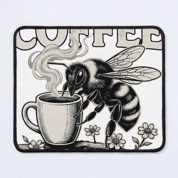 Item preview, Bee Fore Coffee Then I Buzz – Funny Coffee Lover Bee designed and sold by MukuMint.