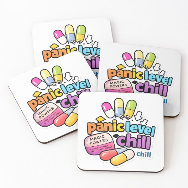 Item preview, Panic Level Chill Cute Pills designed and sold by Mastermind-Art.
