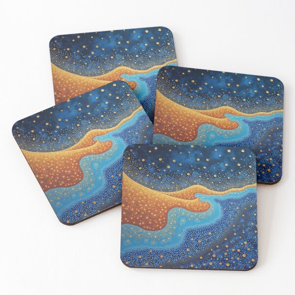 Item preview, Aboriginal Inspired Dot Art - Night Sands designed and sold by GrinGalore.