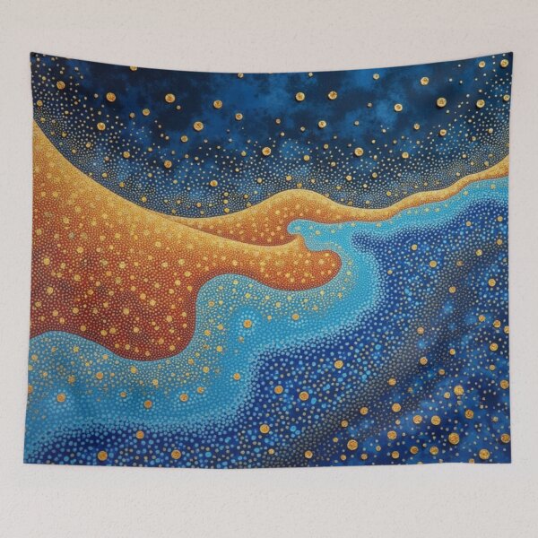 Item preview, Aboriginal Inspired Dot Art - Night Sands designed and sold by GrinGalore.