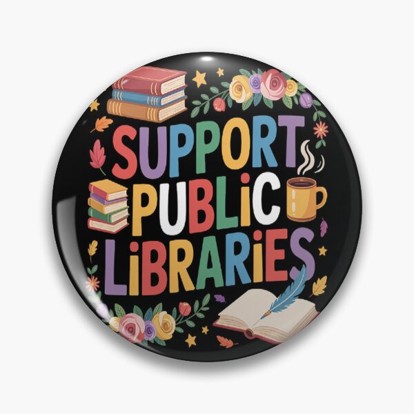 Item preview, Support Public Libraries Book Nerd Apparel Book Lover designed and sold by NicolaMail.