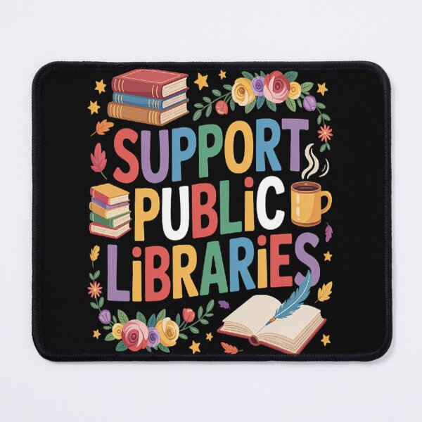 Item preview, Support Public Libraries Book Nerd Apparel Book Lover designed and sold by NicolaMail.