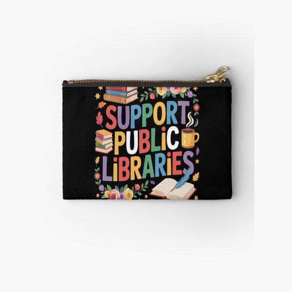 Item preview, Support Public Libraries Book Nerd Apparel Book Lover designed and sold by NicolaMail.