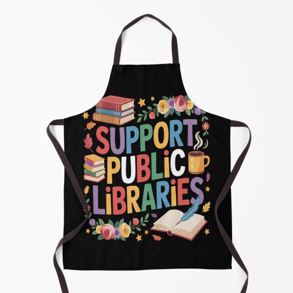 Item preview, Support Public Libraries Book Nerd Apparel Book Lover designed and sold by NicolaMail.